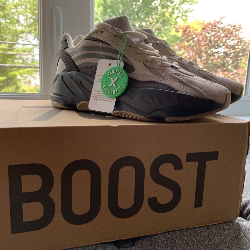 Yeezy Sneakers in Tan and Black